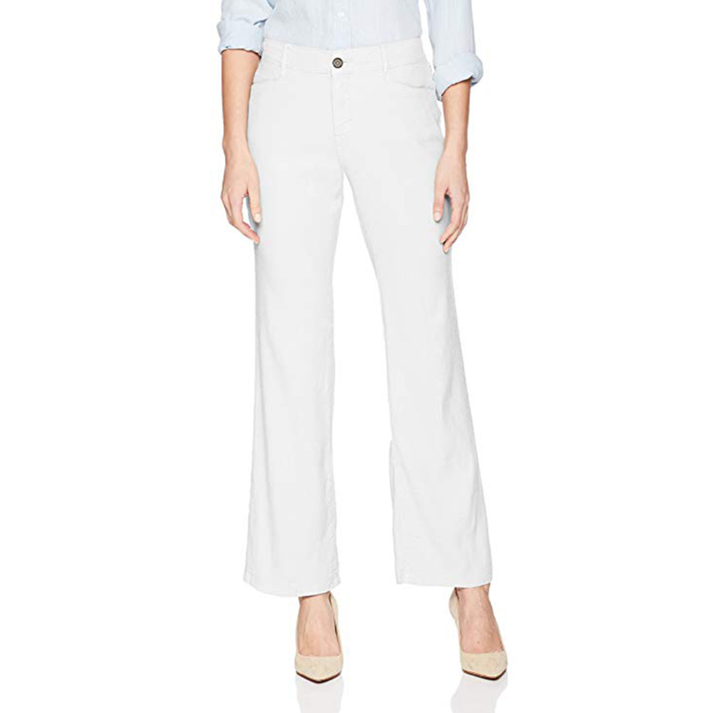 NYDJ Women's Trouser Pants Optic White Size 14 3778